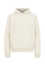 Cream Cotton Embroidered A-T FIVE Hoodie