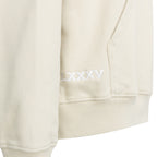 Cream Cotton Embroidered A-T FIVE Hoodie