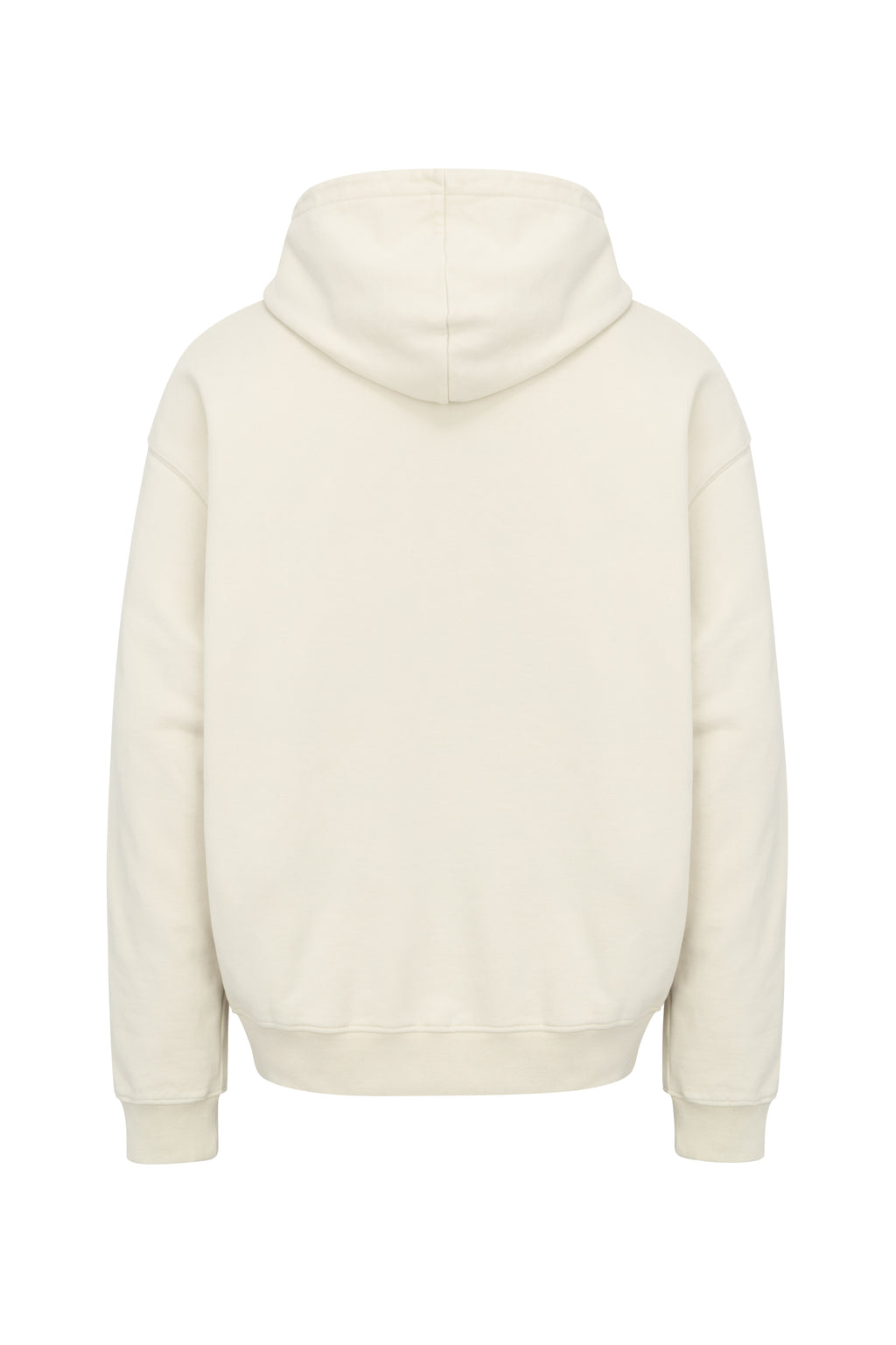 Cream Cotton Embroidered A-T FIVE Hoodie
