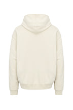 Cream Cotton Embroidered A-T FIVE Hoodie