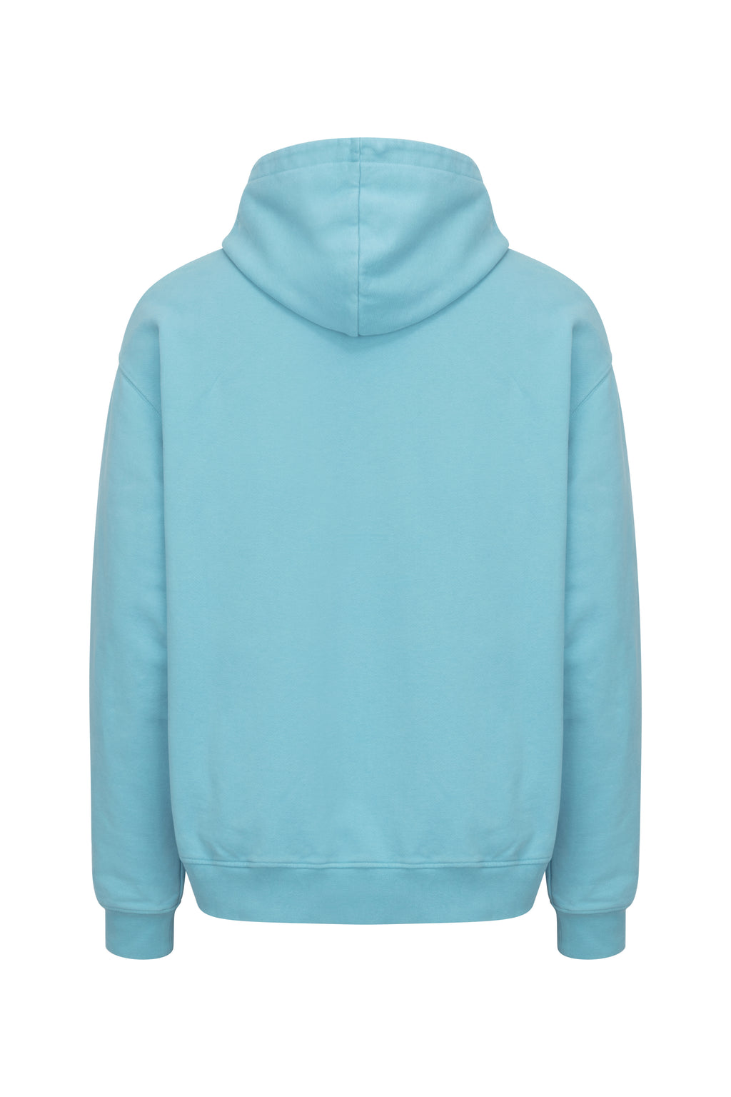 Blue Cotton Embroidered A-T FIVE Hoodie
