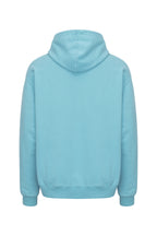 Blue Cotton Embroidered A-T FIVE Hoodie