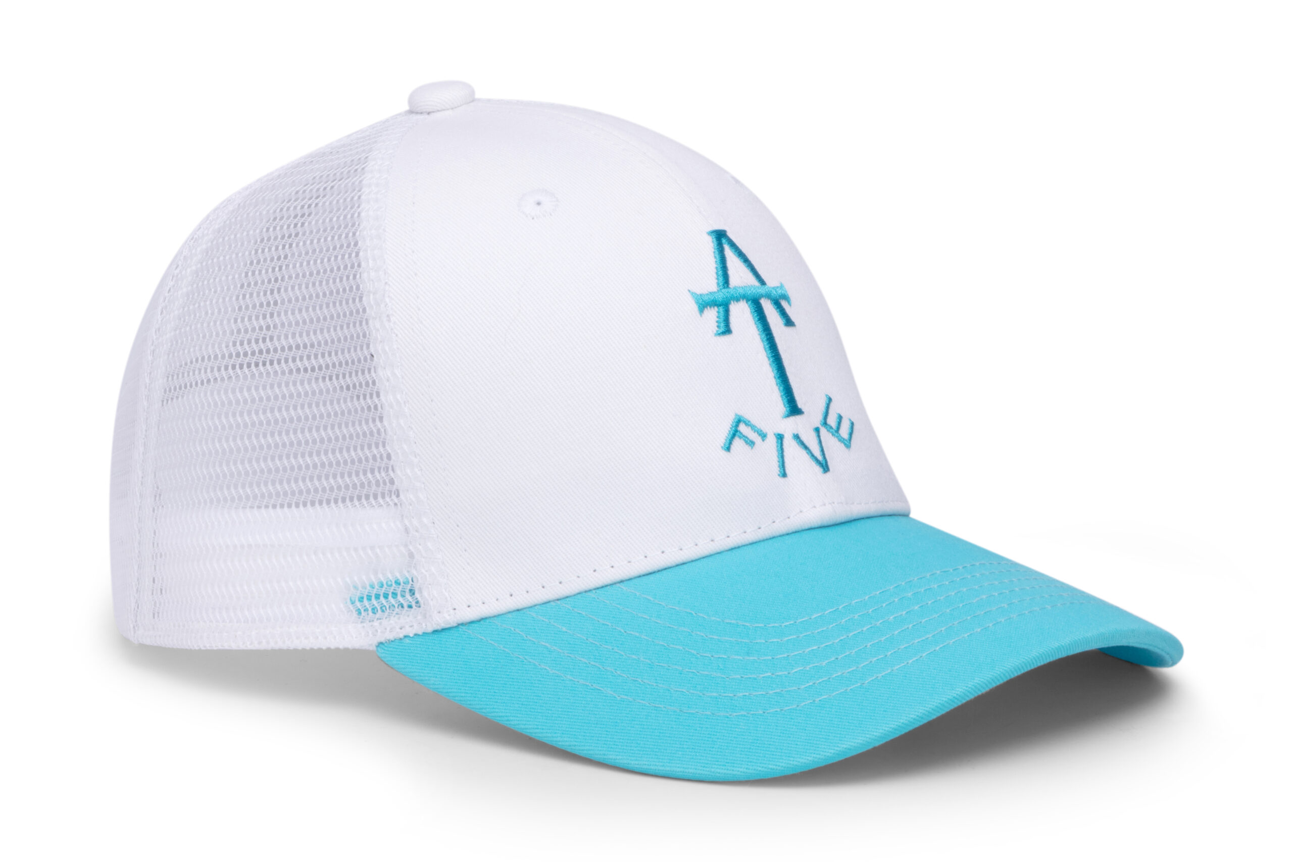 ‘Coniston’ Logo embroidered Trucker Cap – Teal (2)